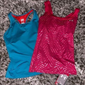 2 tanks one NIKE & one Under Armor!